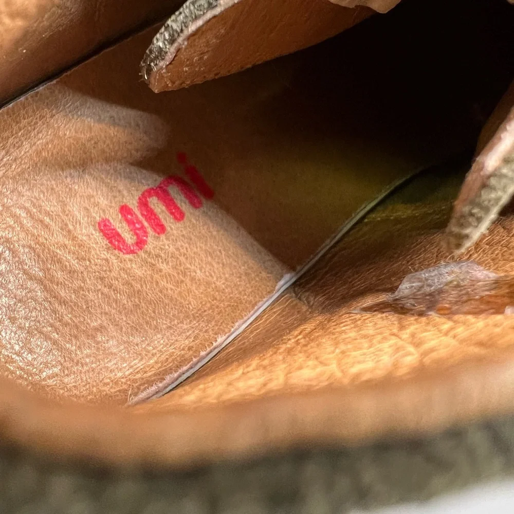 UMI- Kids Suede Ankle Boots - Olive Green, Size: 10‎ Youth